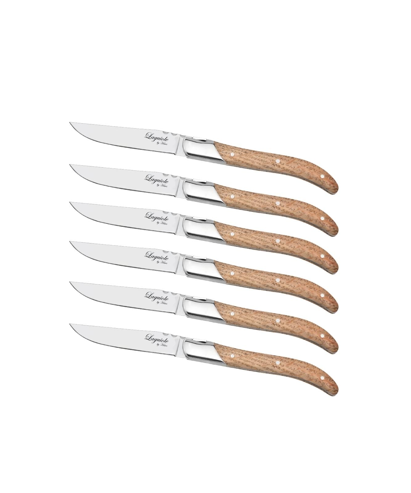 Laguiole by Hâws steakknive, Oak - 6 stk.